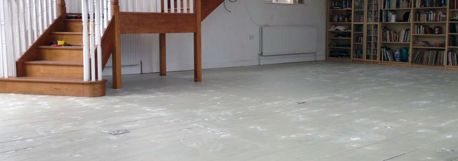 T&J painting solutions priming/undercoating the floor